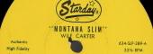 Montana Slim record 33rpm LP Starday SLP-389