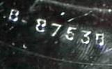 RCA Victor Bluebird B-8753 78rpm record, matrix number side B