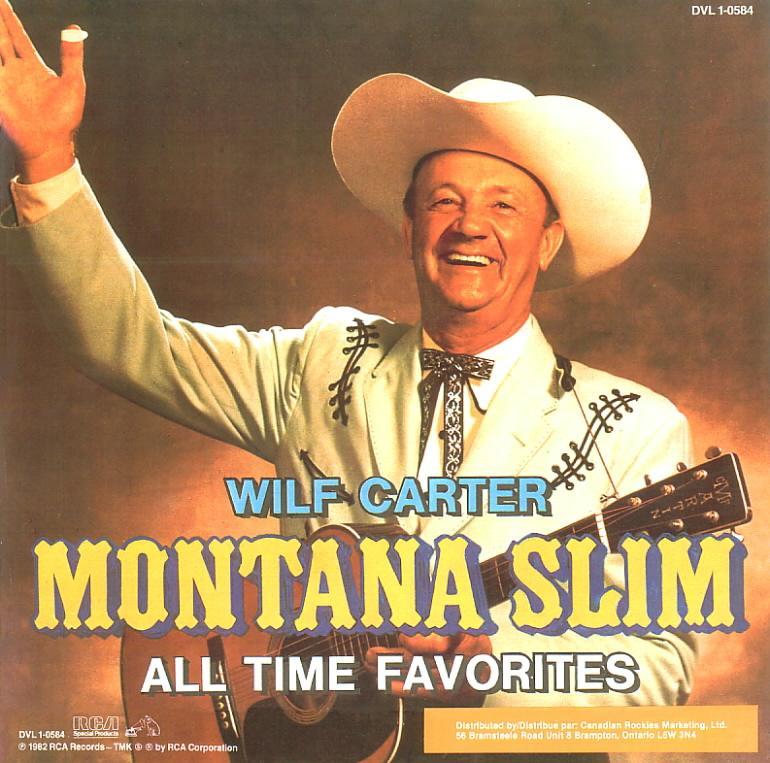 Jacket front: Montana Slim record (Canada) 33rpm LP RCA CRM DVL 1-0584