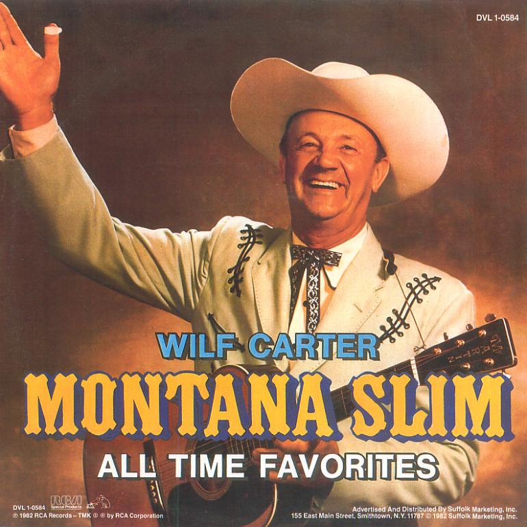 Jacket front: Montana Slim record (United States) 33rpm LP RCA SMI DVL 1-0584