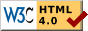 Valid HTML 4.0 webpage