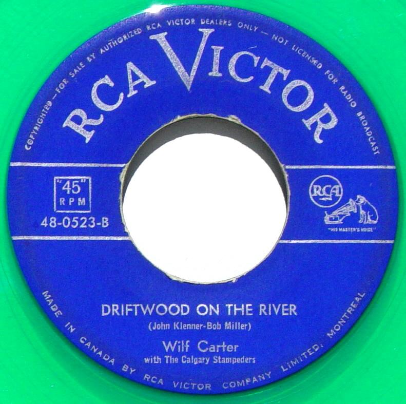Wilf Carter record 45rpm RCA Victor 48-0523-B