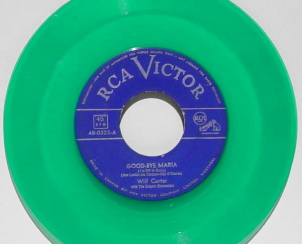 Wilf Carter record 45rpm RCA Victor 48-0523