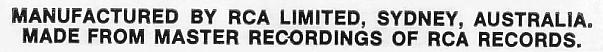 Jacket detail, Wilf Carter record (Australia) 33rpm LP Camden CAL-787