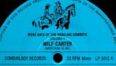 Wilf Carter record 33rpm LP Cowgirlboy 5012