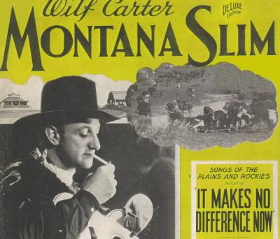 Montana Slim Song Book 1939, front cover top half
